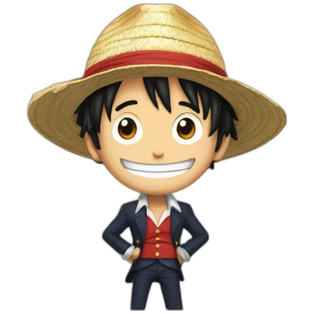 Luffy Macron  emoji