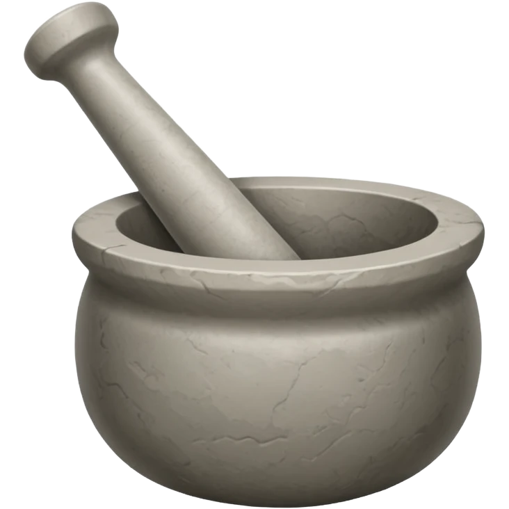 mortar and pestle emoji