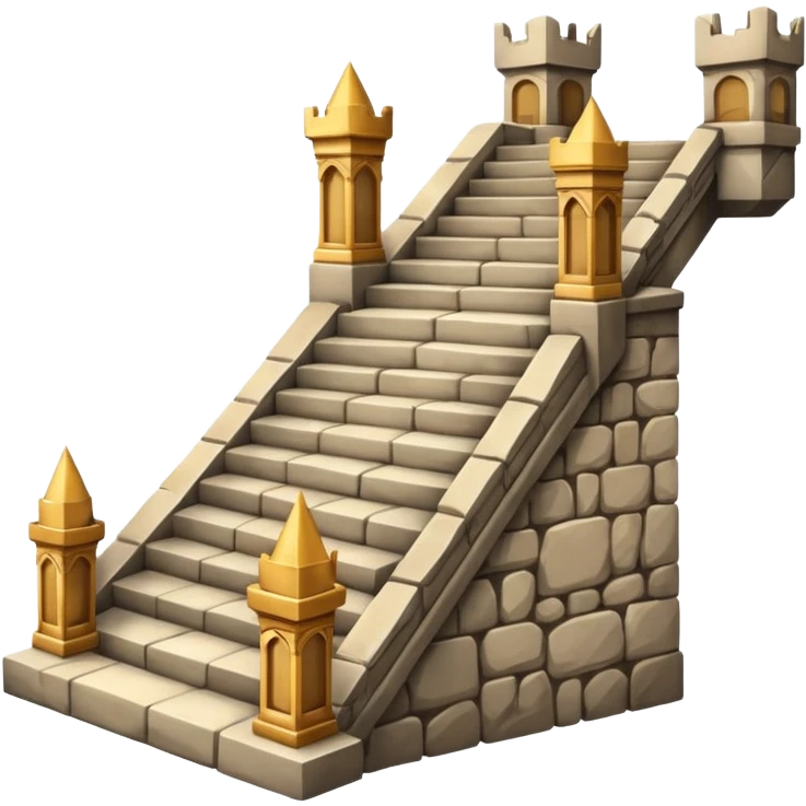 the royal castle stairs emoji