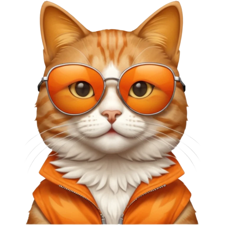 Cat wearing sunglasses emoji