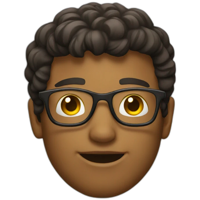 just geek galsses emoji
