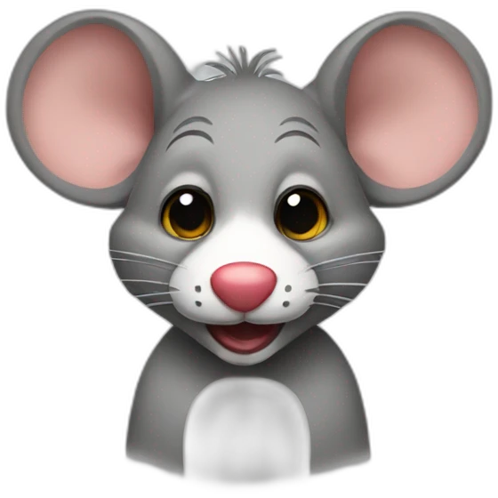 rat with clown make-up emoji