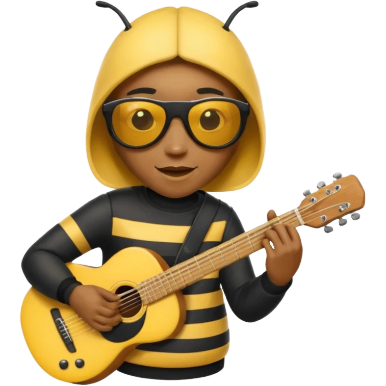Musician Bee emoji