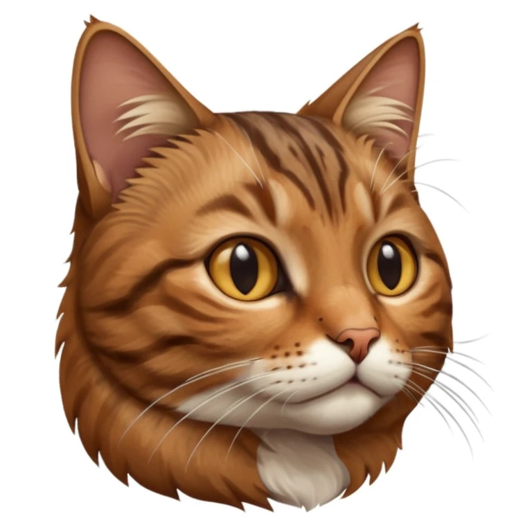 realistic cat from a side angle emoji