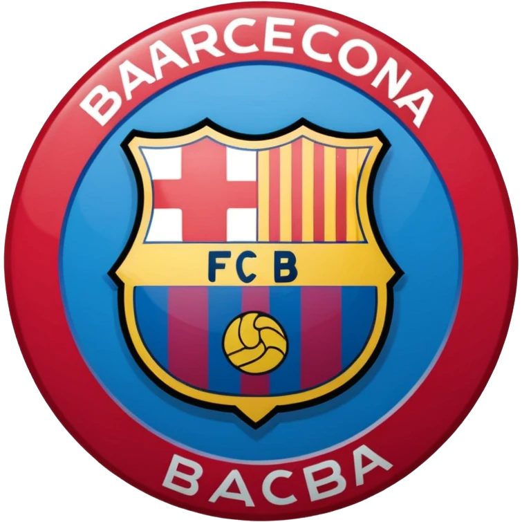 Fc Barcelona logo imoji emoji