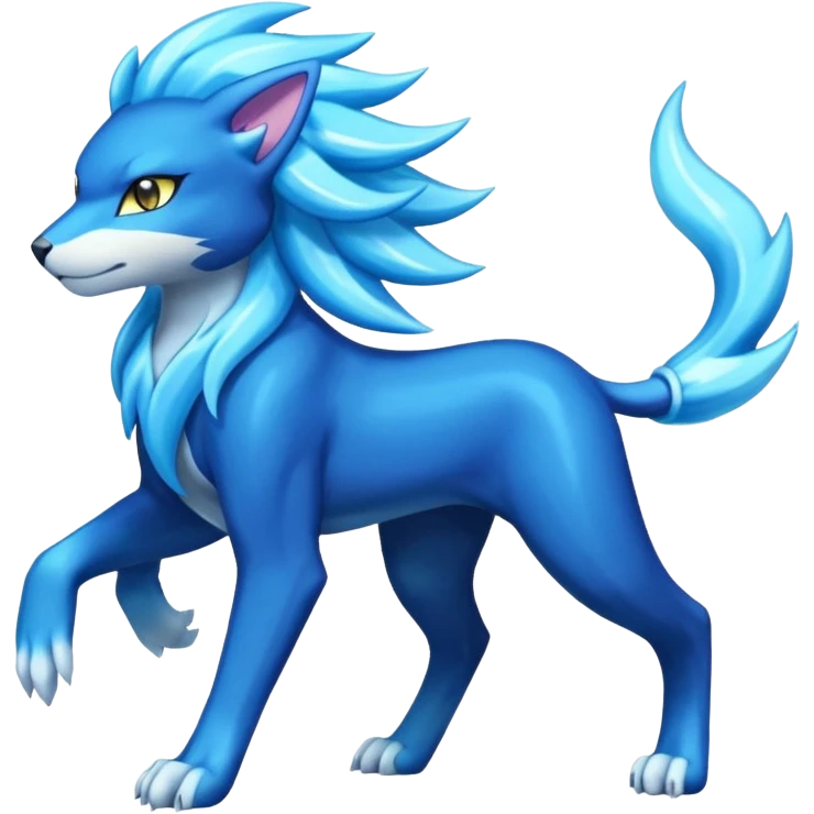 Luxray-Suicune-Amaura-fusion emoji
