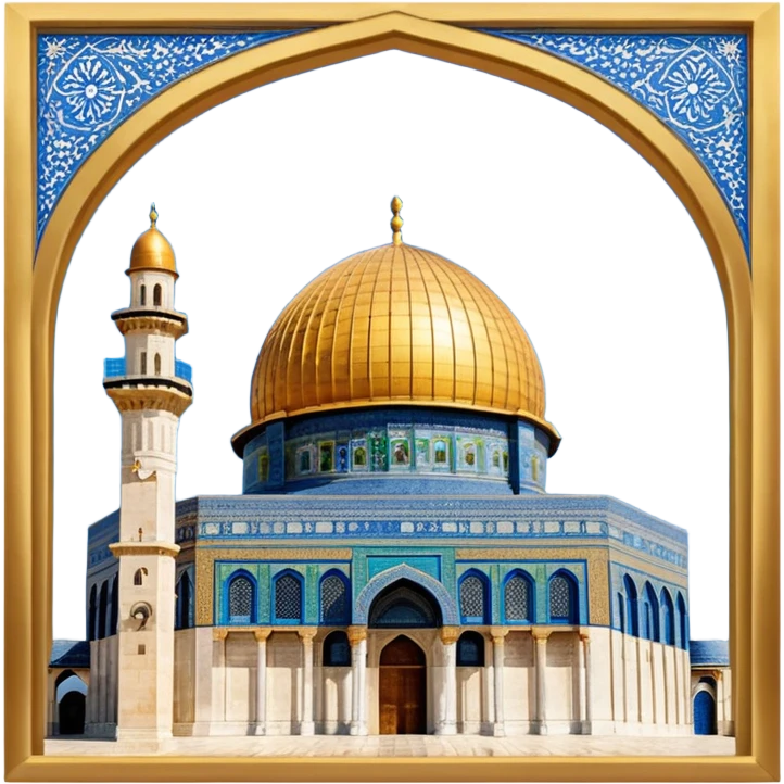 Dome of the rock, Palestine emoji