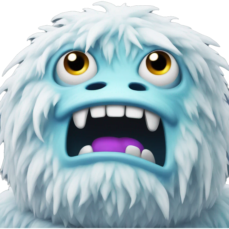 abominable snow monster emoji