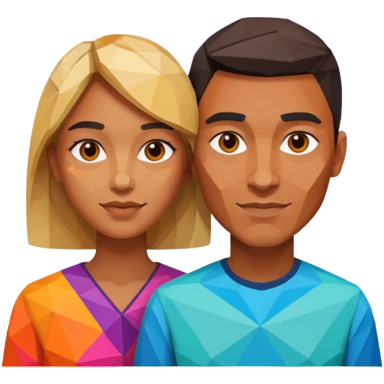 marriage low poly emoji