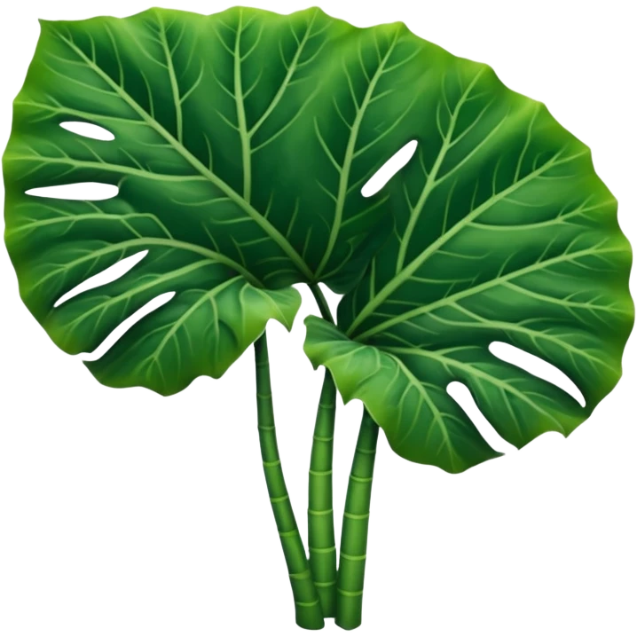 alocasia leaf emoji