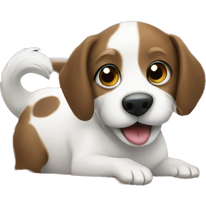 Dog on a boat emoji