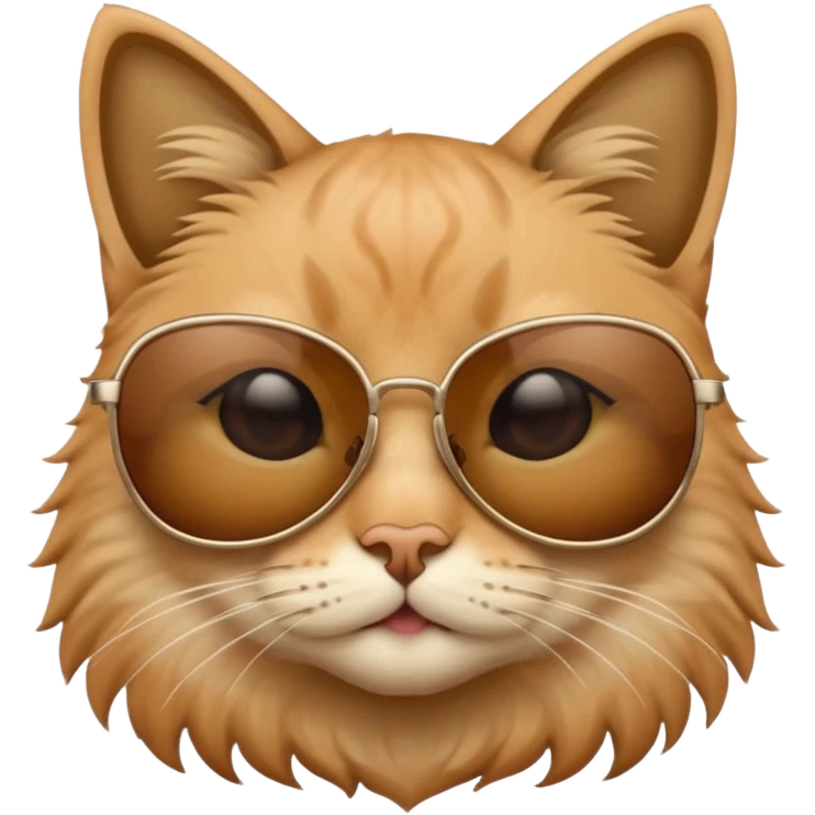 Cat wearing sunglasses emoji