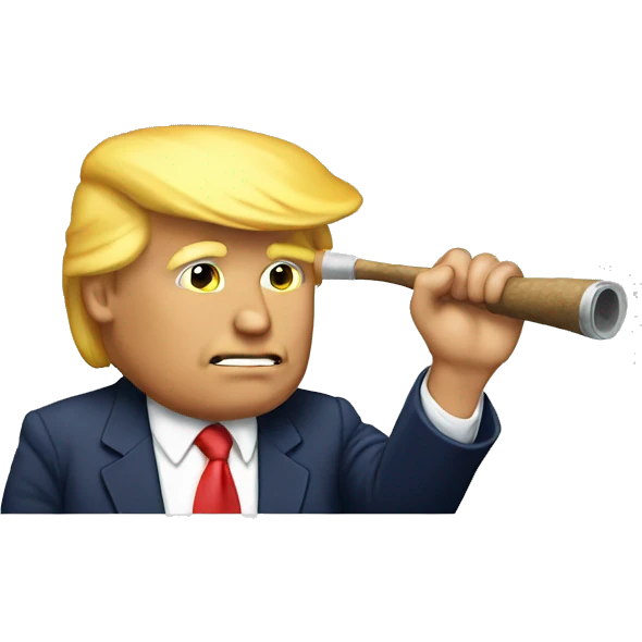 Donald trump tomando mate emoji