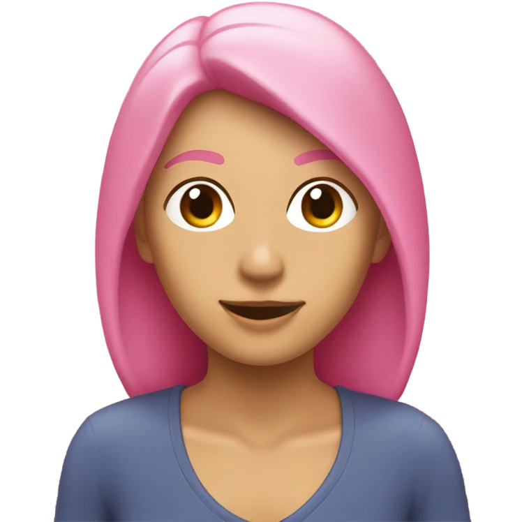 Concha de mar rosa  emoji