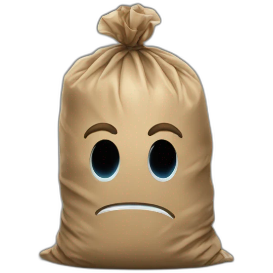 Elon trash bag emoji