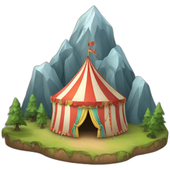 circus mountains emoji