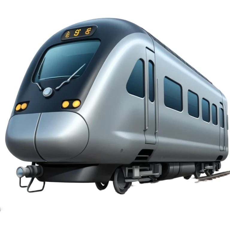 Modern train emoji