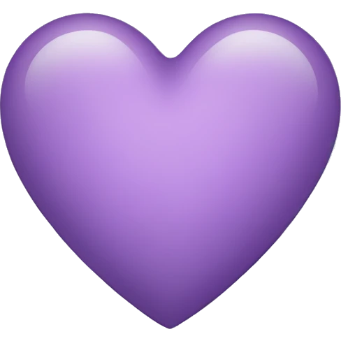 light purple heart emoji