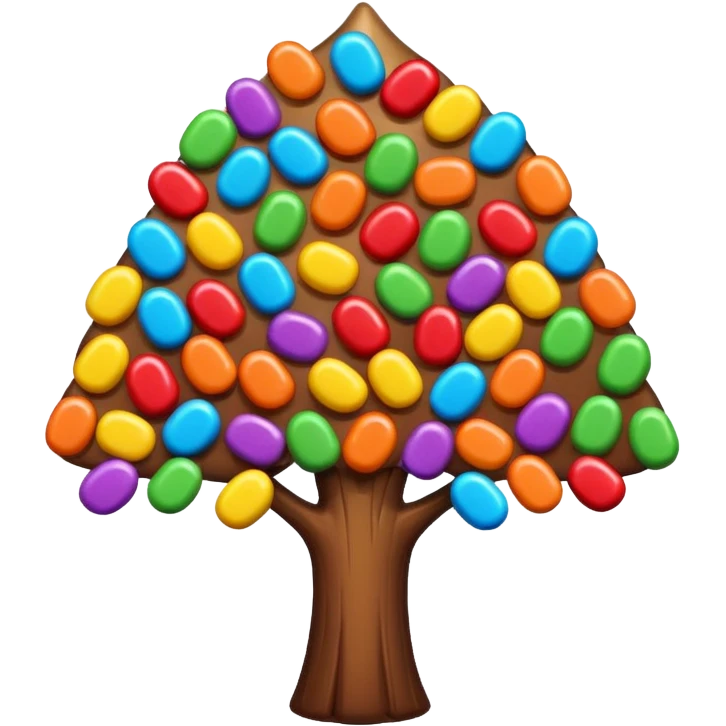 Candy tree emoji