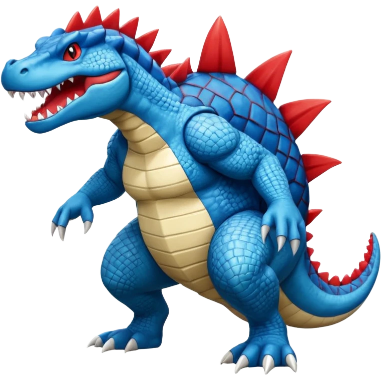 Feraligatr (full body) emoji