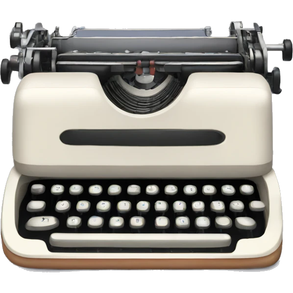 Typewriter emoji