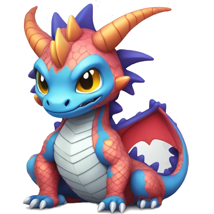 Kawaii Edgy Bright Dragon Pokémon Fakemon emoji