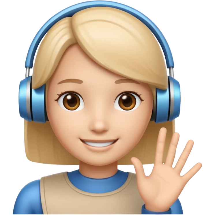 I want an AI chat bot image which represents as chat bot assitant. emoji