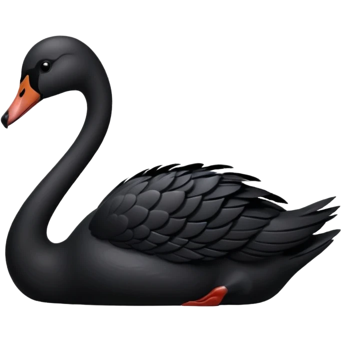 Black swan emoji
