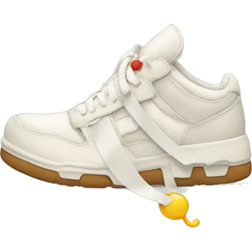 Off white shoes  emoji