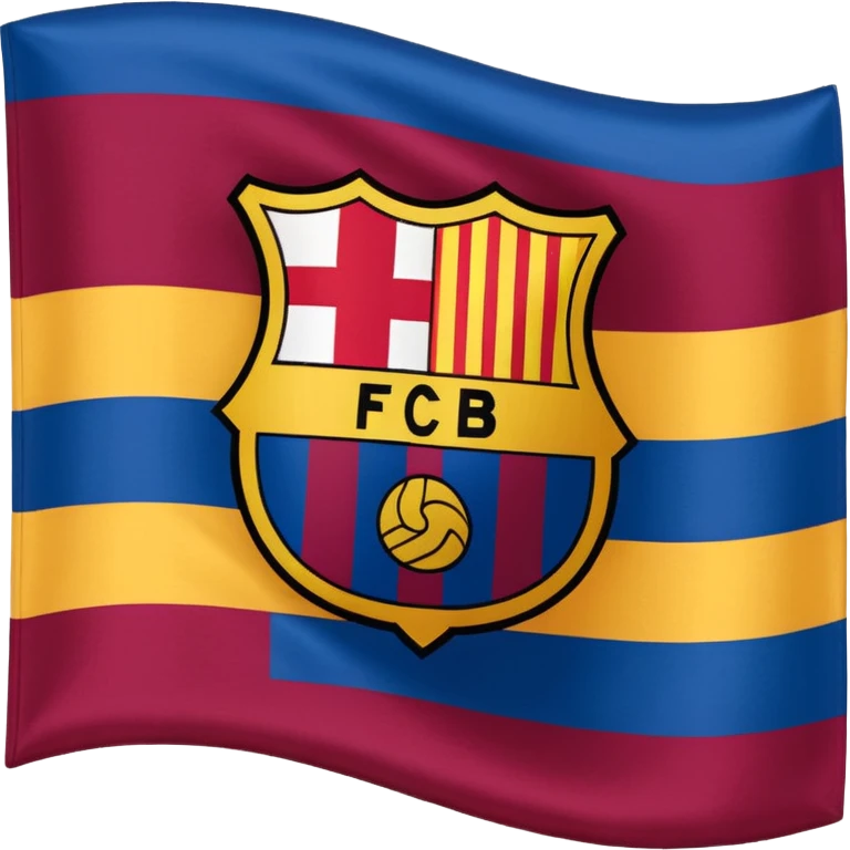 Create FC Barcelona flag emoji emoji