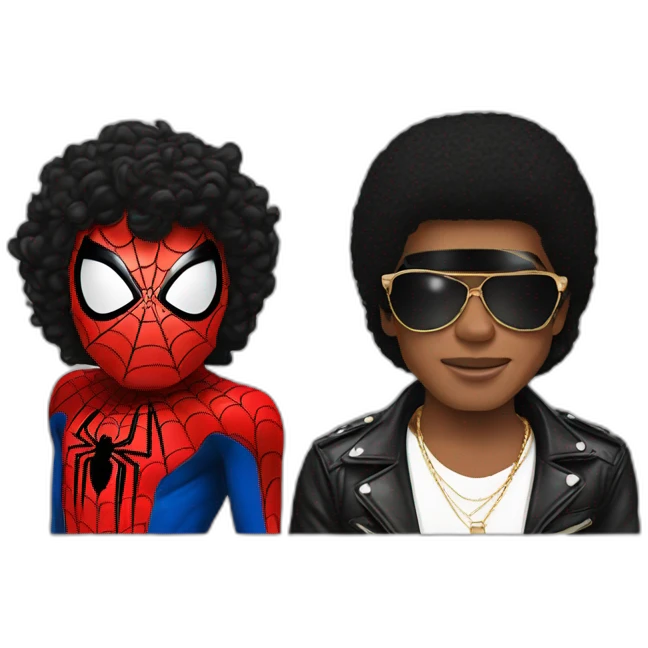 spider man and Micheal Jackson emoji