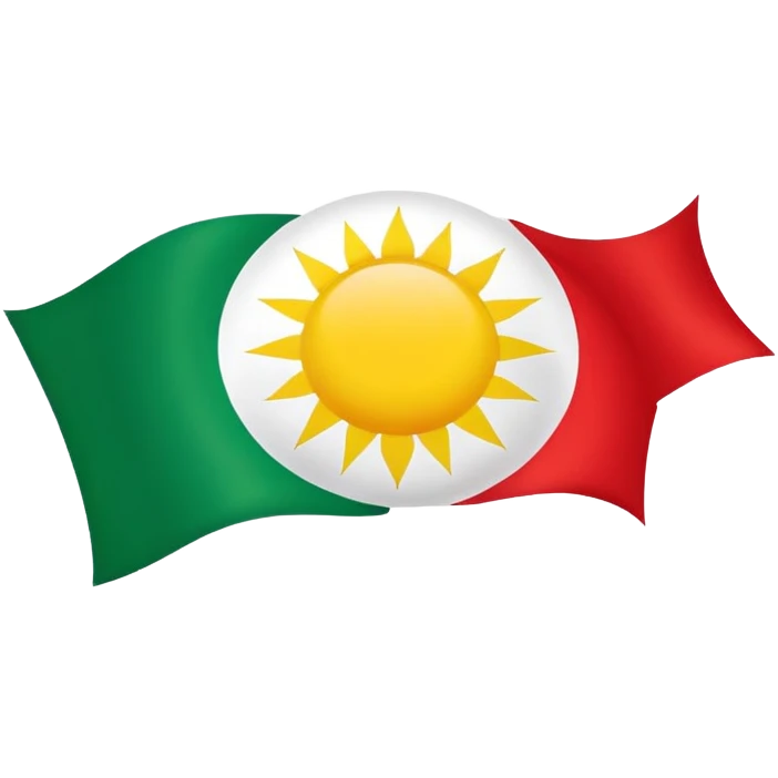 Kurdish flag emoji