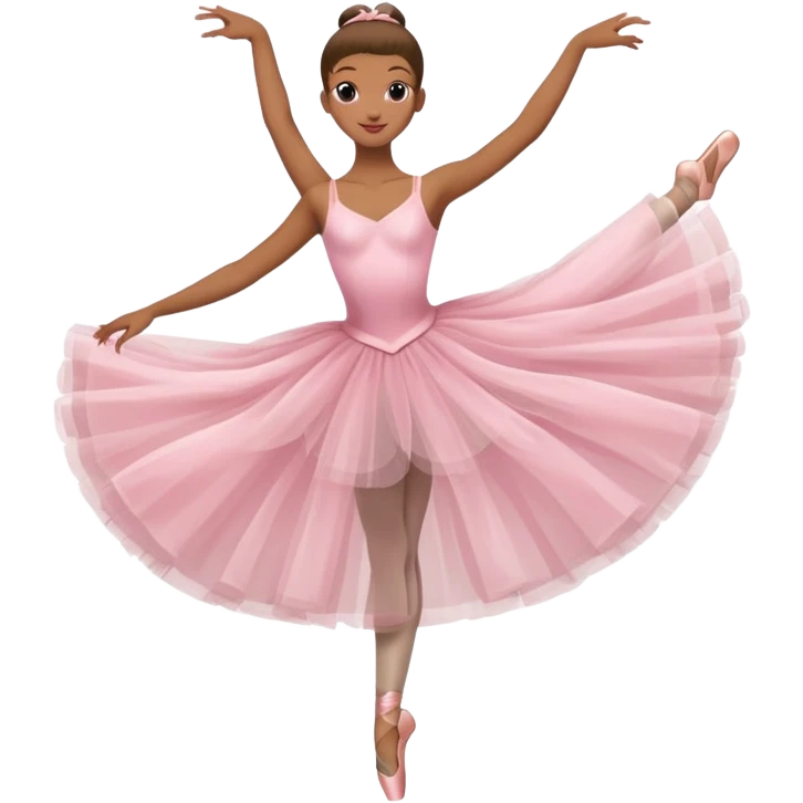 ballerina in pink outfit  emoji