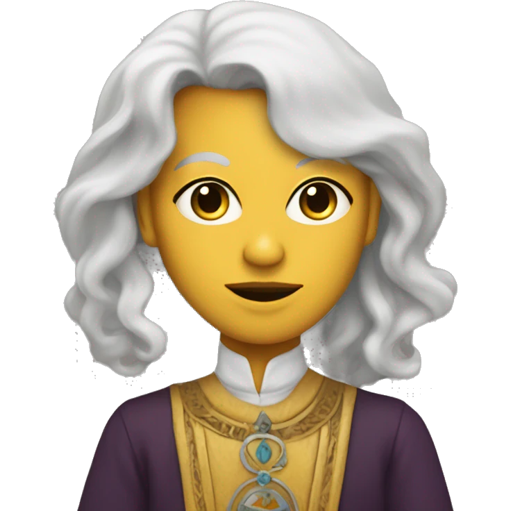the face of a tarot counselor emoji