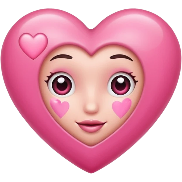 Un corazón super cute y color rosadito  emoji