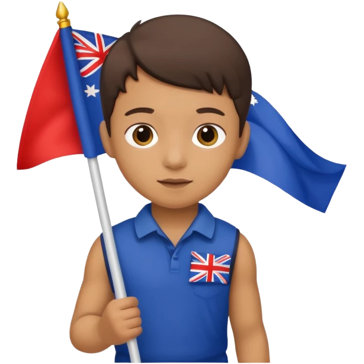 Flag Bearer kid emoji