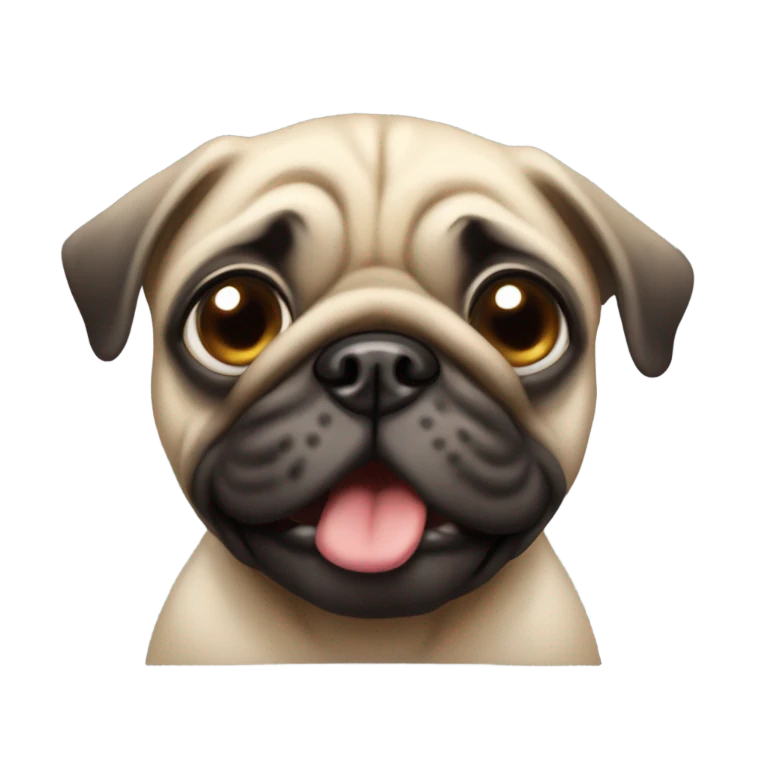 Pug emoji