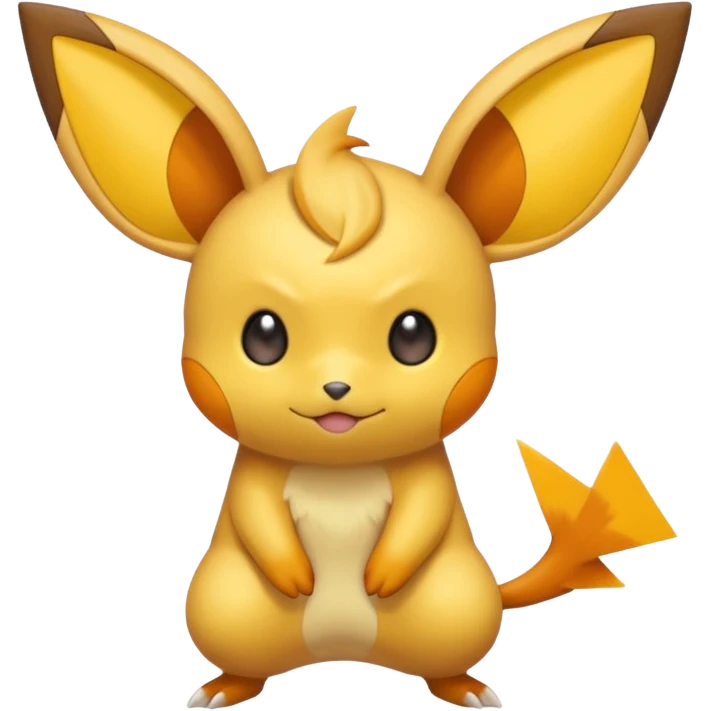 Victini-Pichu-Raichu-Fakémon-hybrid-creature (full body)  emoji