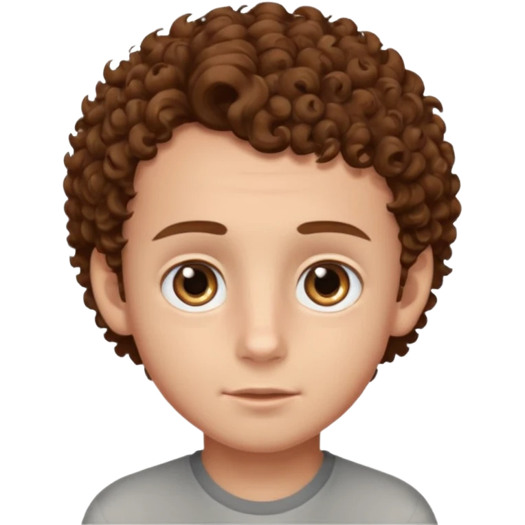 a boy with hazel eyes and curlyish brown hair and a humungos forehead like huuuuuuuuuuuuuge emoji