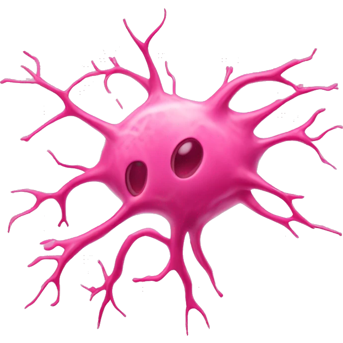 Pink neuron emoji