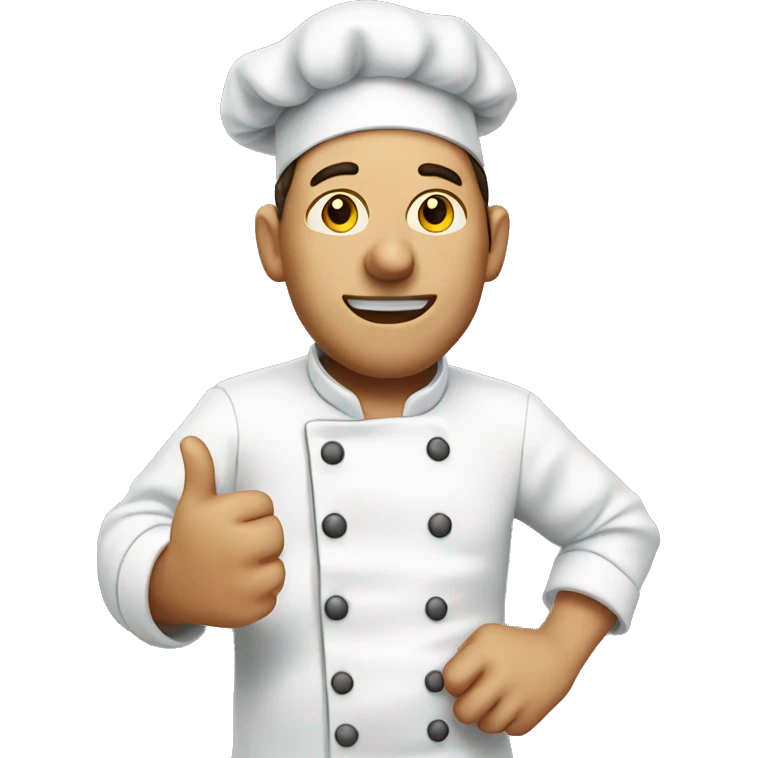 chef with hand to it’s mouth emoji