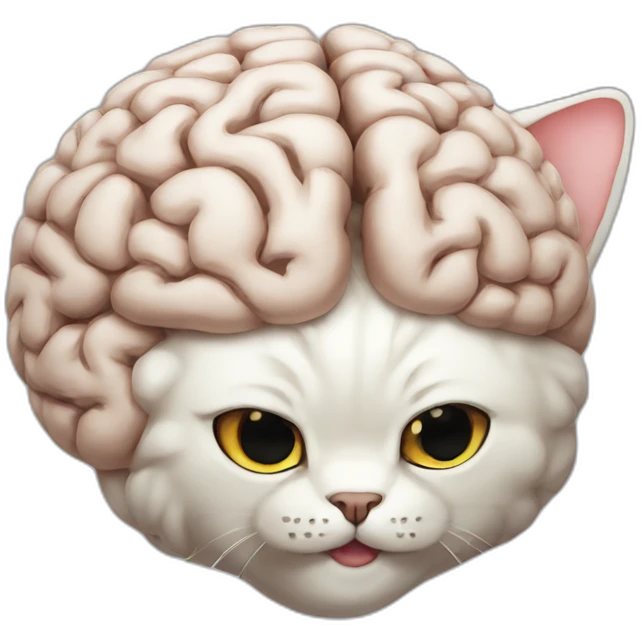 brain-cat emoji