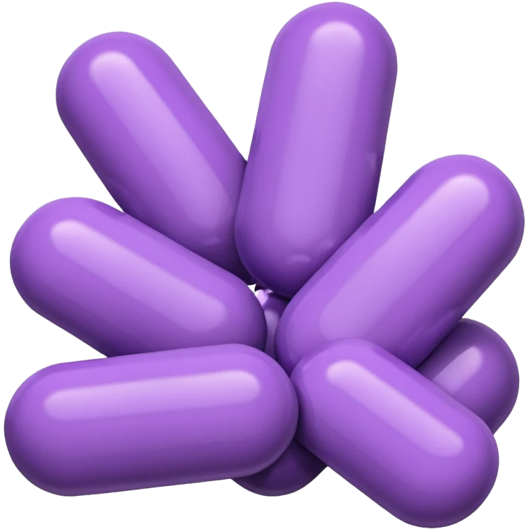 lilac pills emoji