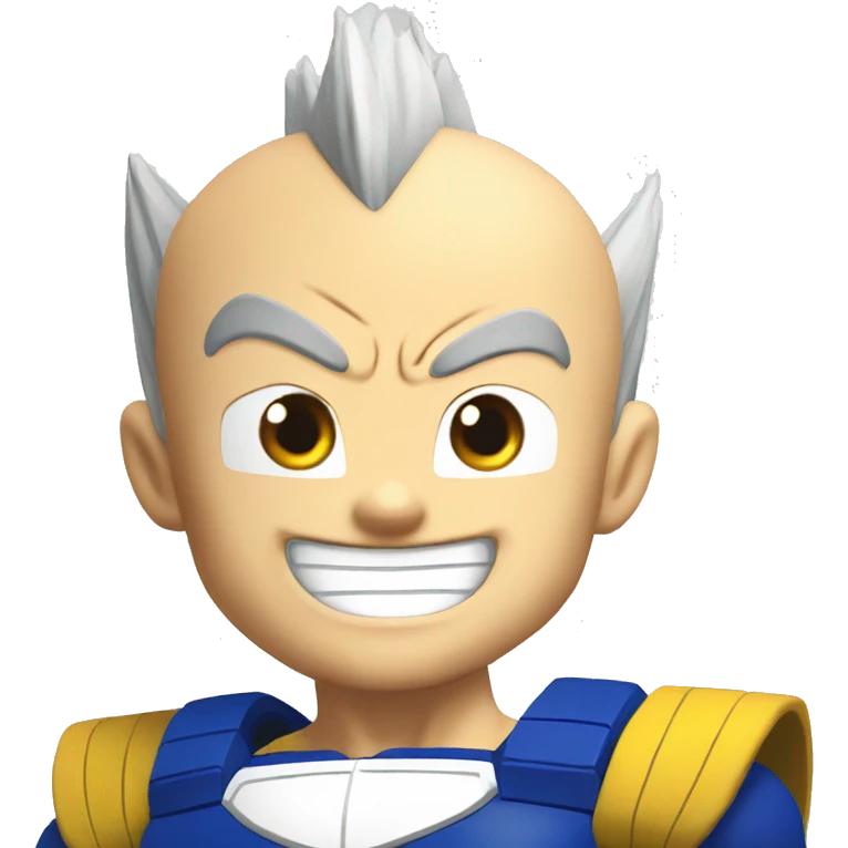 vegeta smile emoji