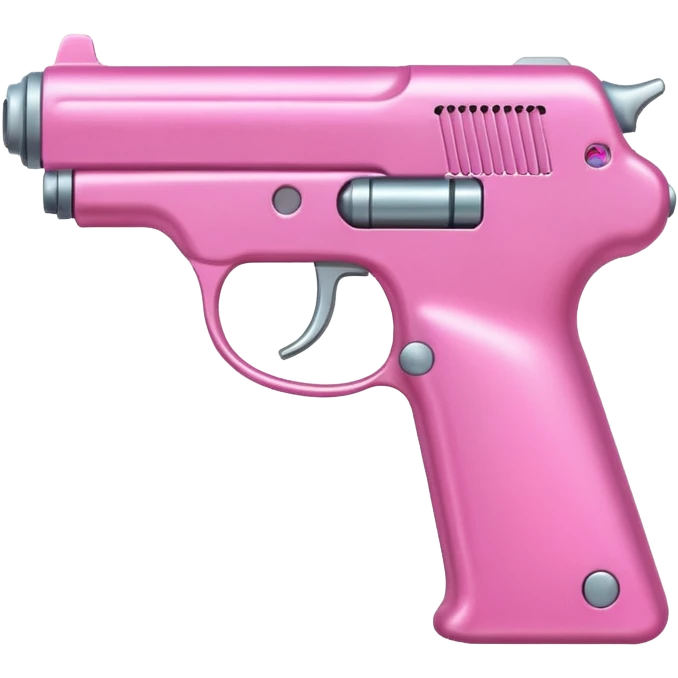 Image of only a hand Holding a pink gun emoji