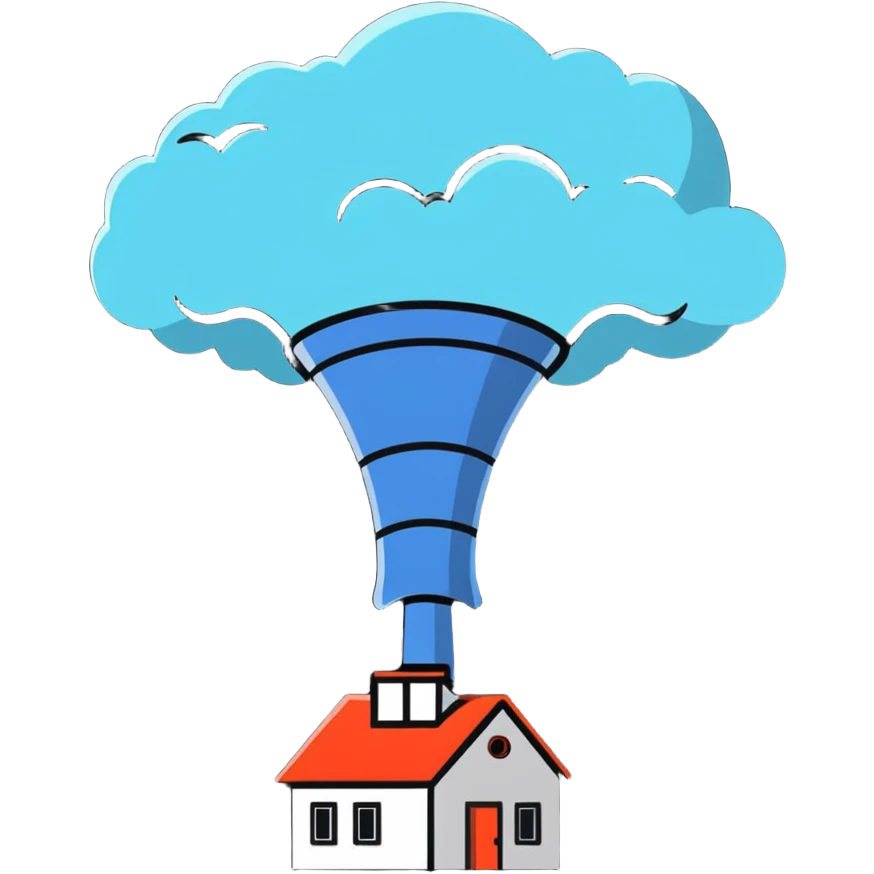 tornado swirling wind funnel emoji