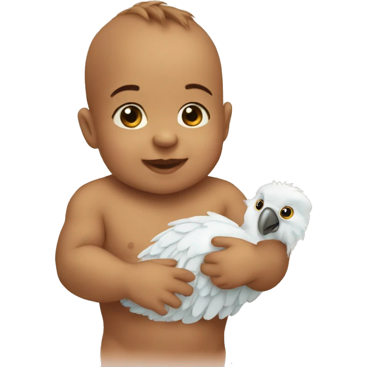 süsser baby papagaei emoji