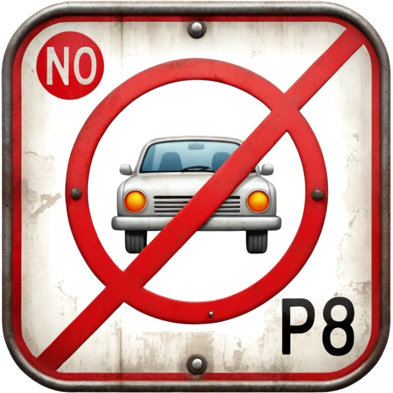 No parking  emoji
