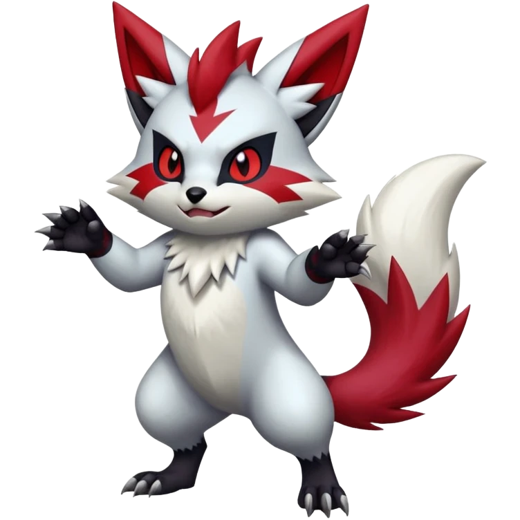 Zangoose-Zorua (full body) emoji
