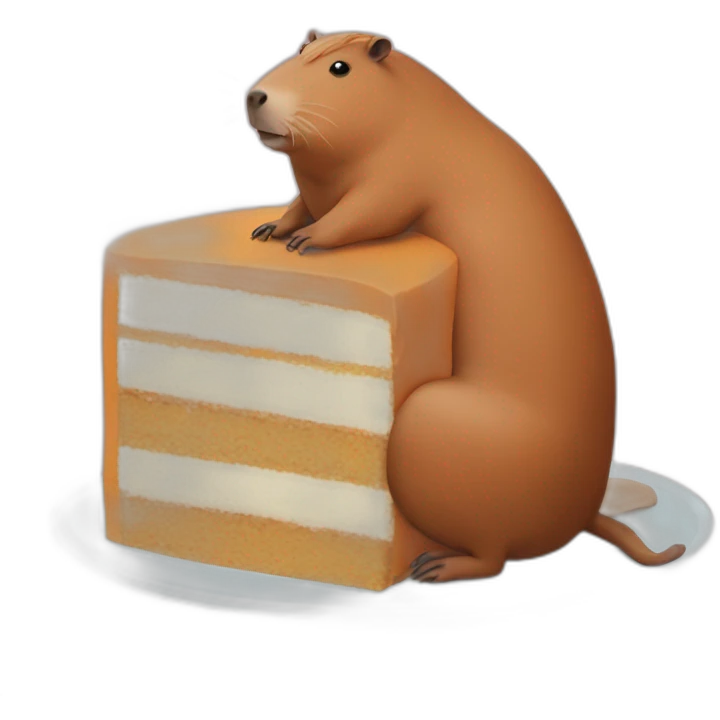 capybara cake emoji